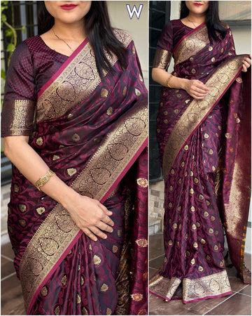 Beautiful Designer Prakruti Pure Satin Silk Saree