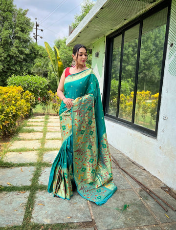 Beautiful Designer Traditional Pure Gayatri Paithani Silk Saree