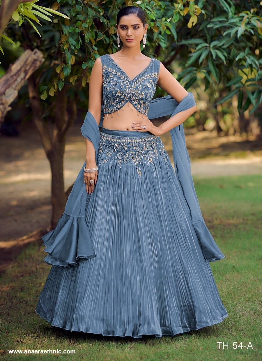 Wedding Designer Crop Top Lahenga Choli Collection