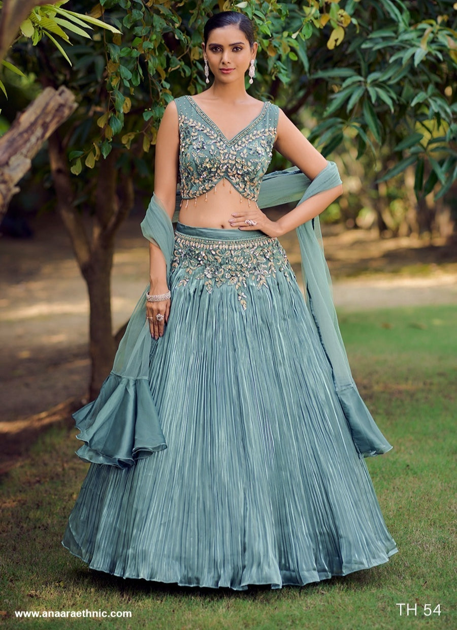 Crop fashion lehengas designs