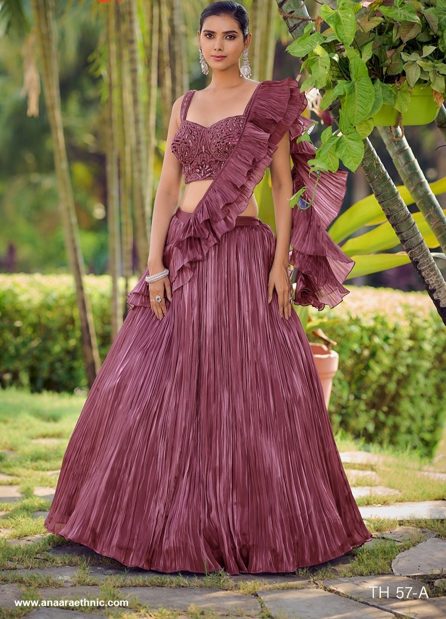Women's Silk Designer Saree Blouse Beautiful Lehenga Crop Top Party Wear  Choli | eBay