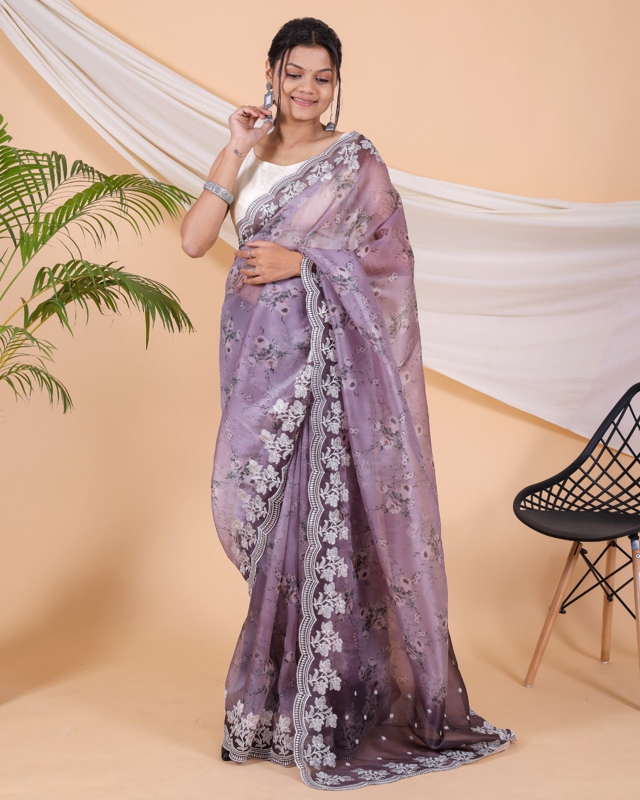 Organza Saree