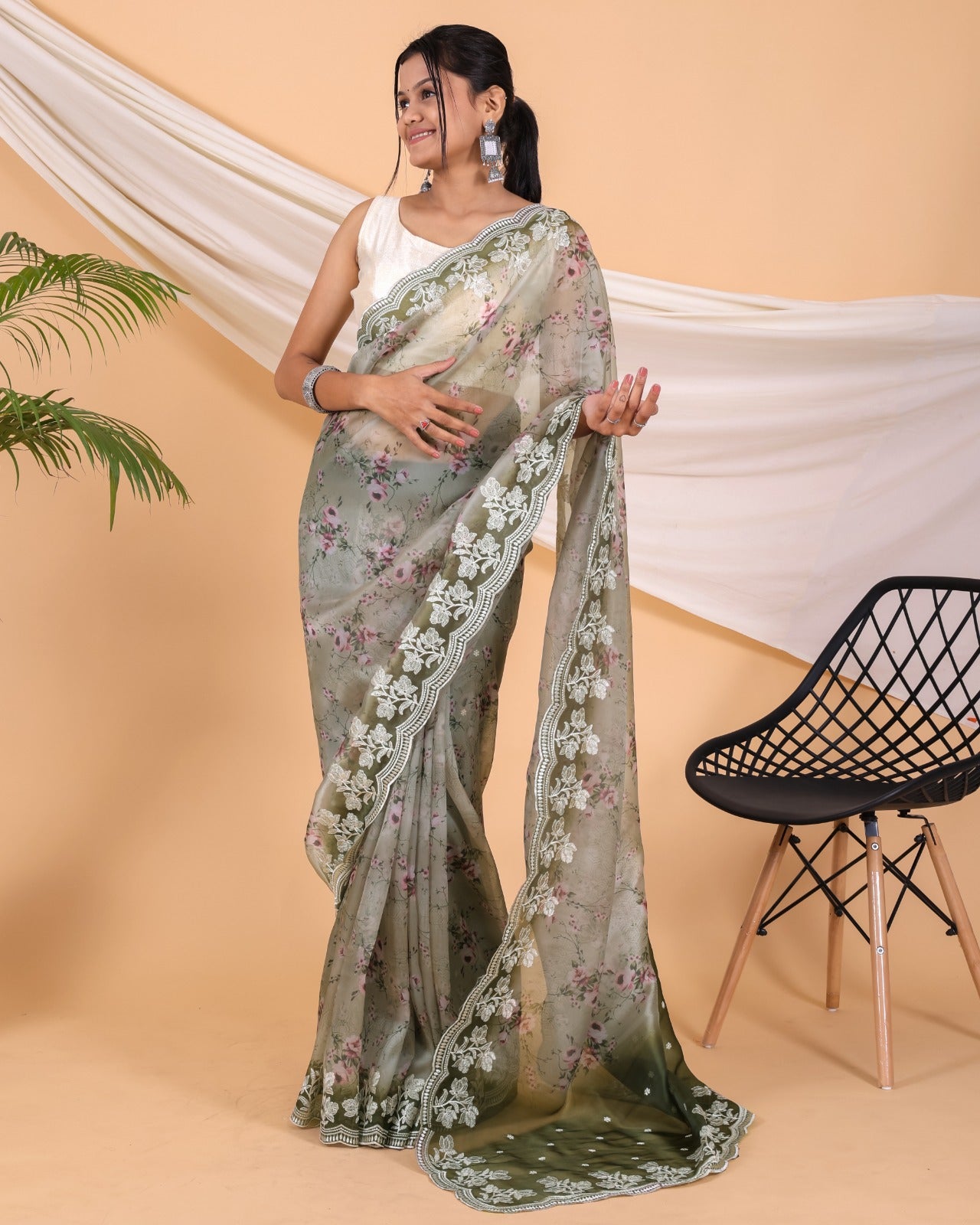 Organza Saree