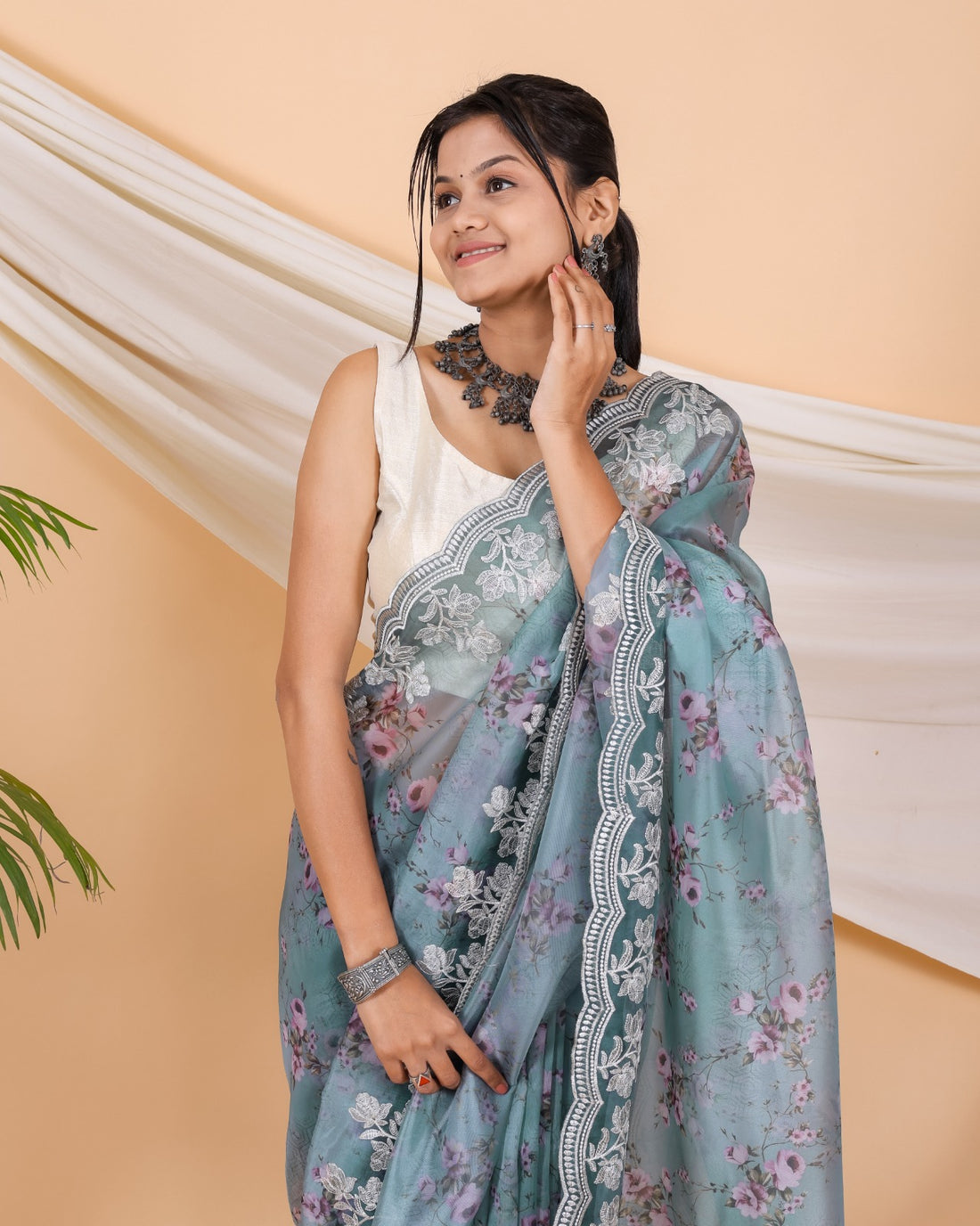 Organza Saree