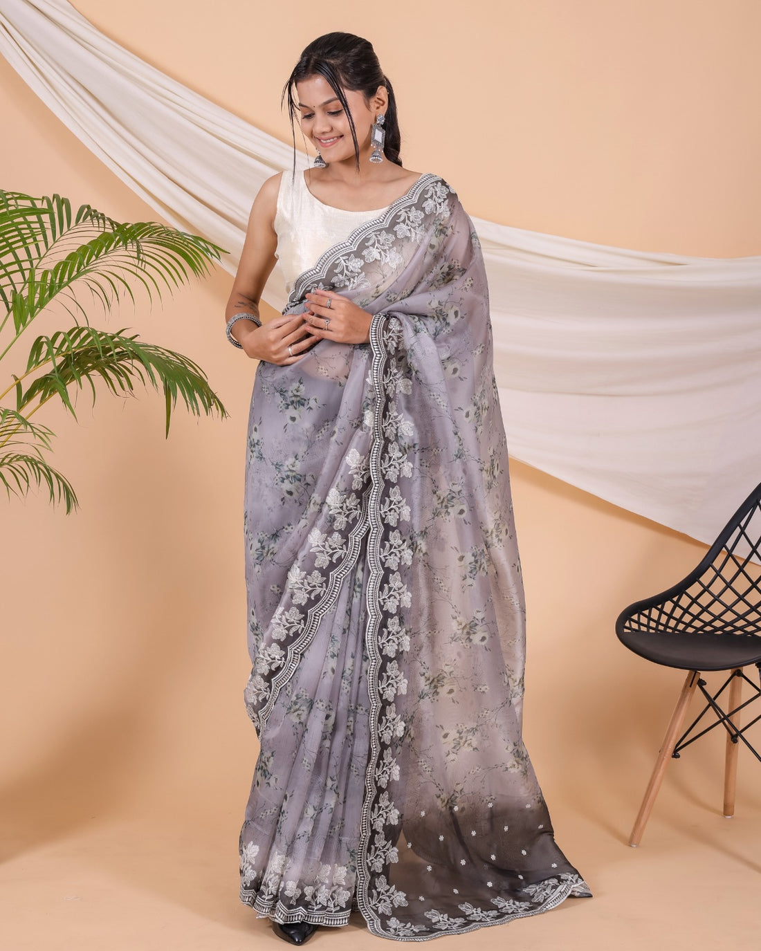 Organza Saree