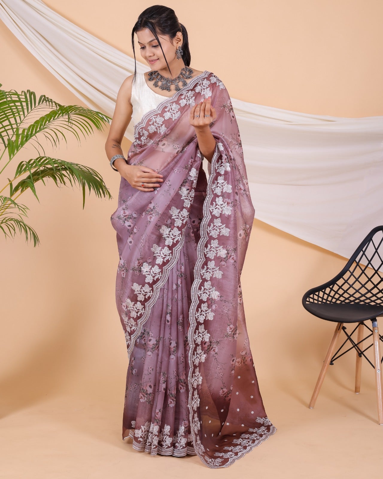 Organza Saree