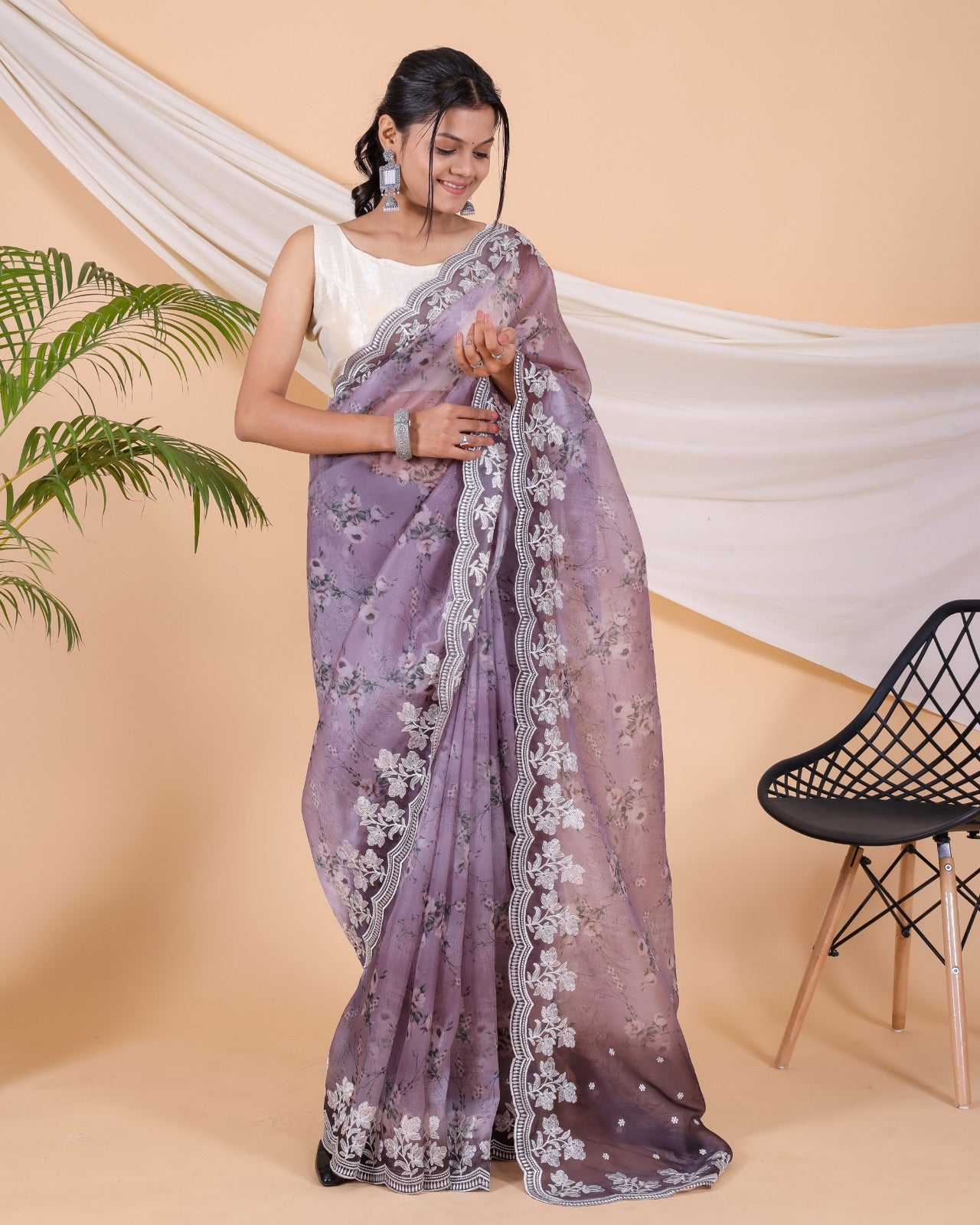 Organza Saree