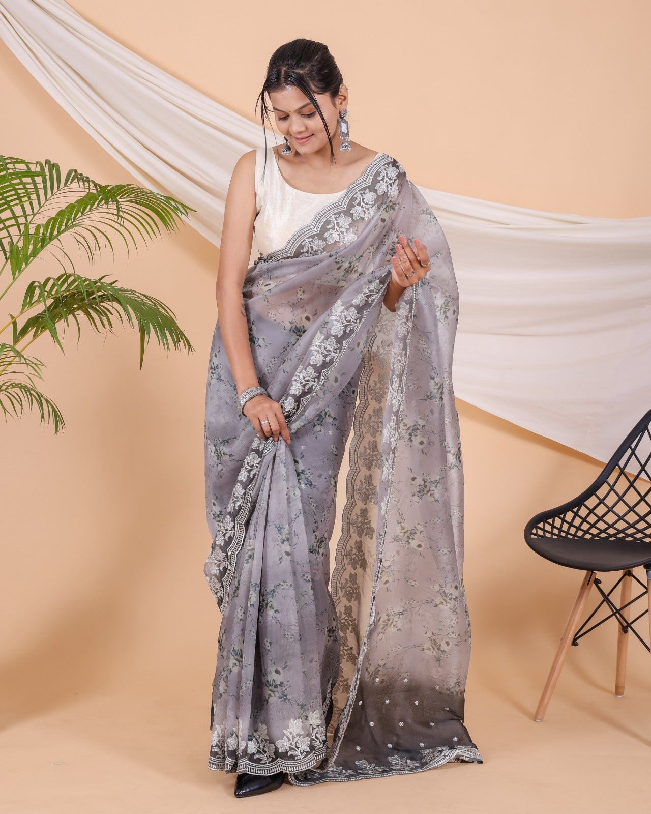 Organza Saree