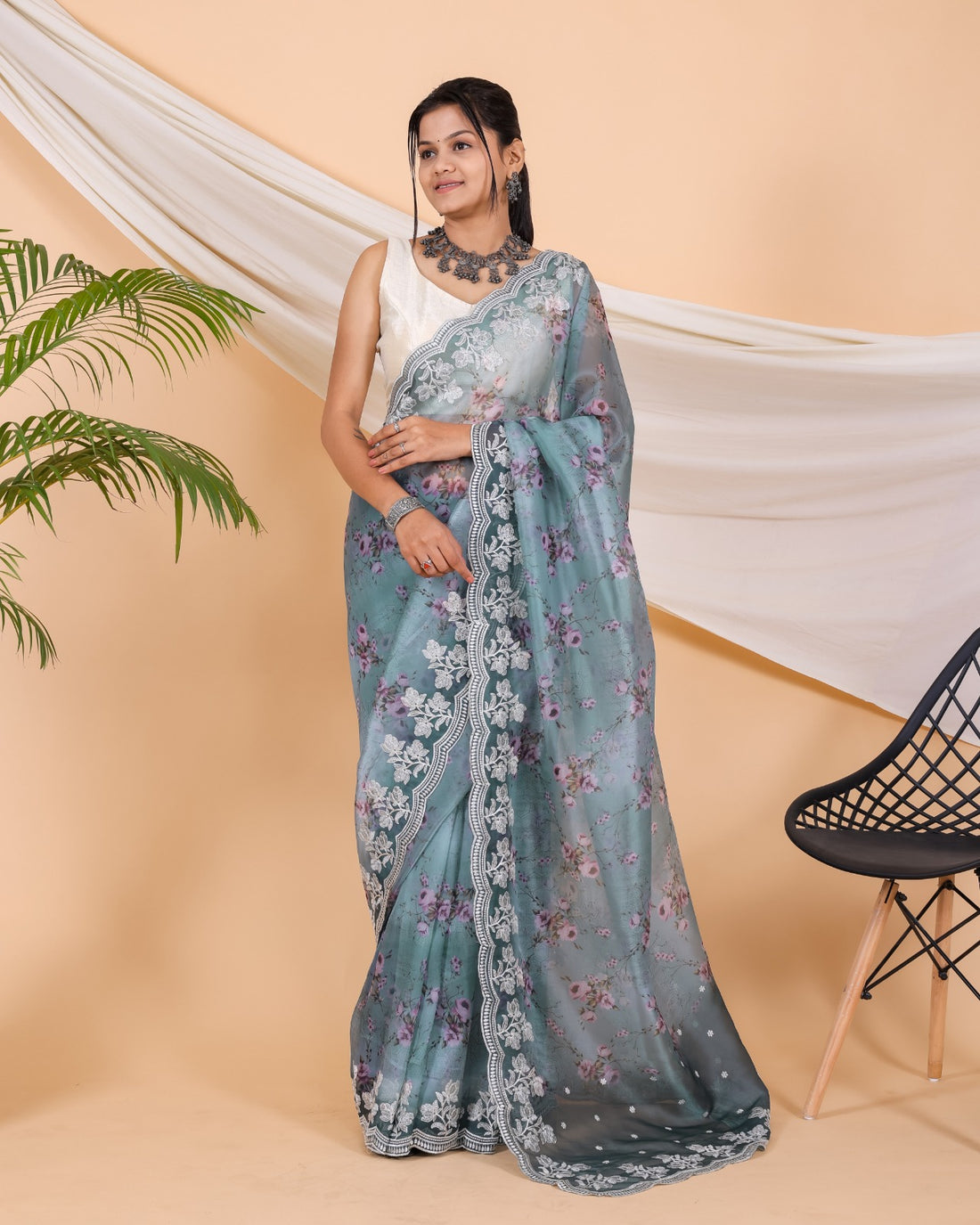 Organza Saree