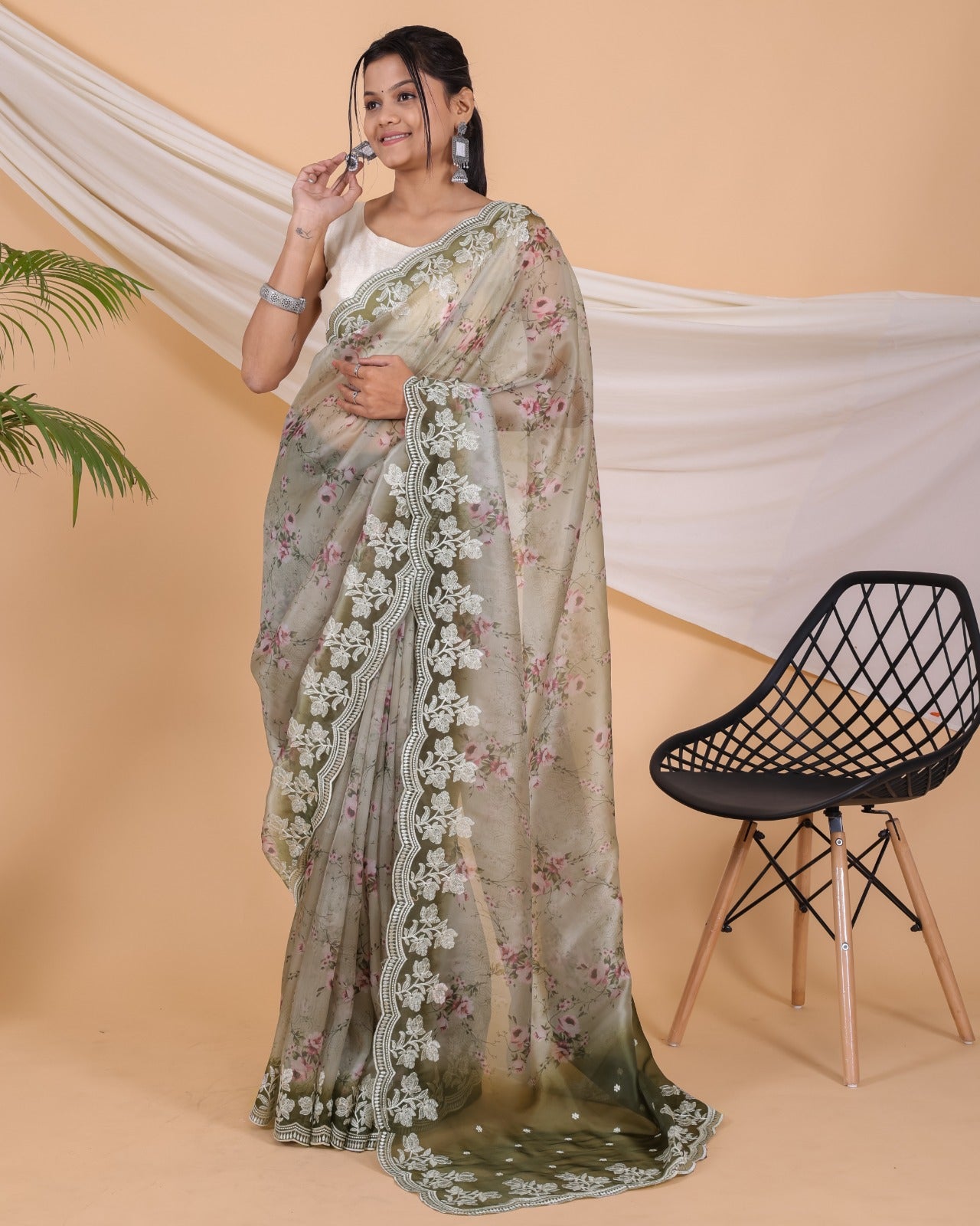 Organza Saree