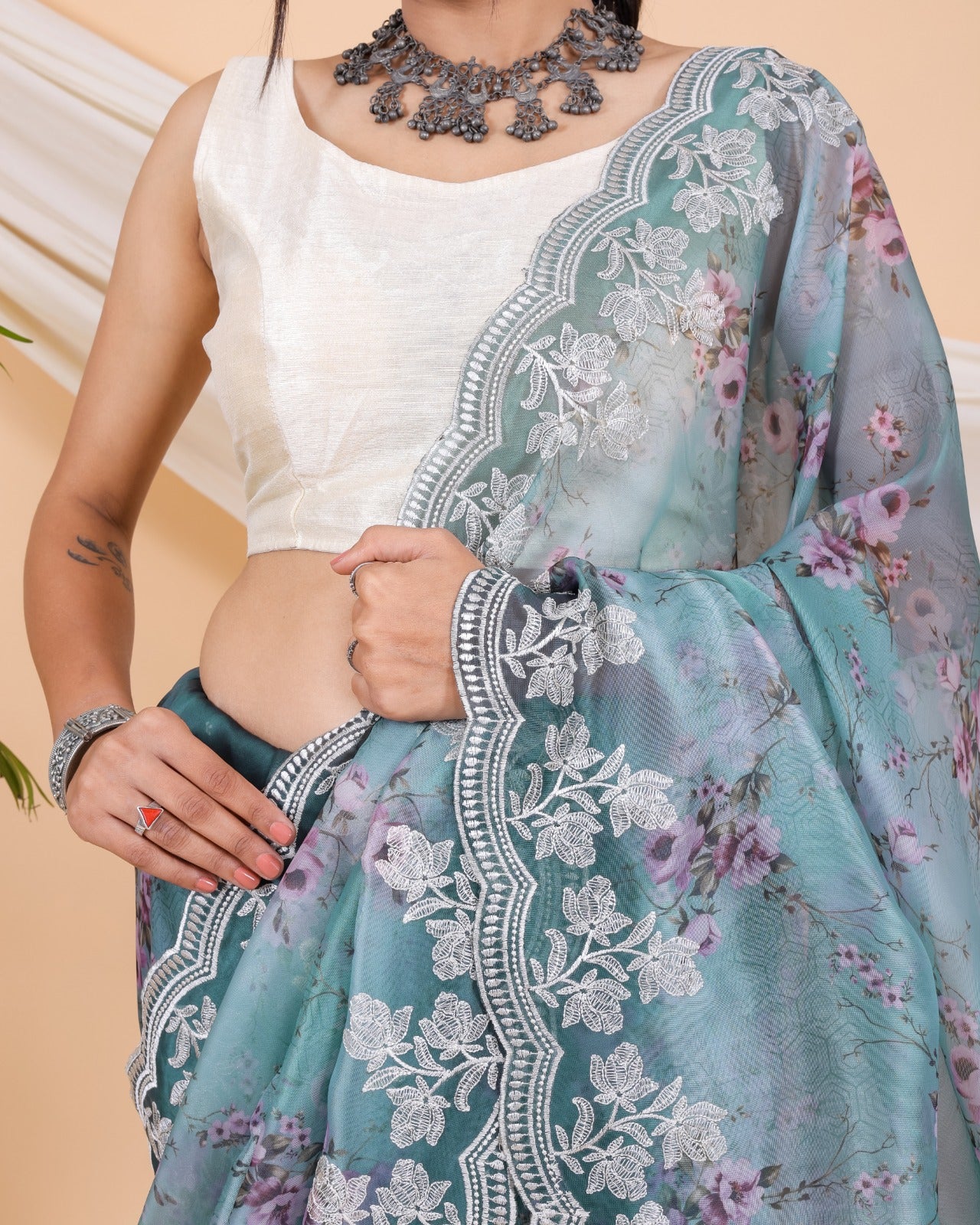 Organza Saree