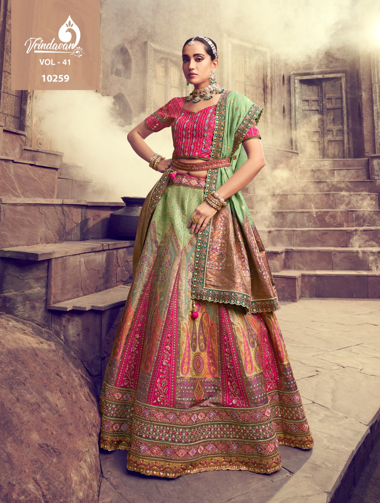 Wedding Special Looks For Royal Banarasi Lehenga Dno 10259