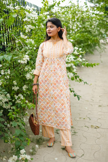 Women's Traditional Kurti with Bottom