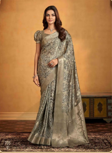 Beautiful Designer Anmol Tulip Pure Digital Print Saree