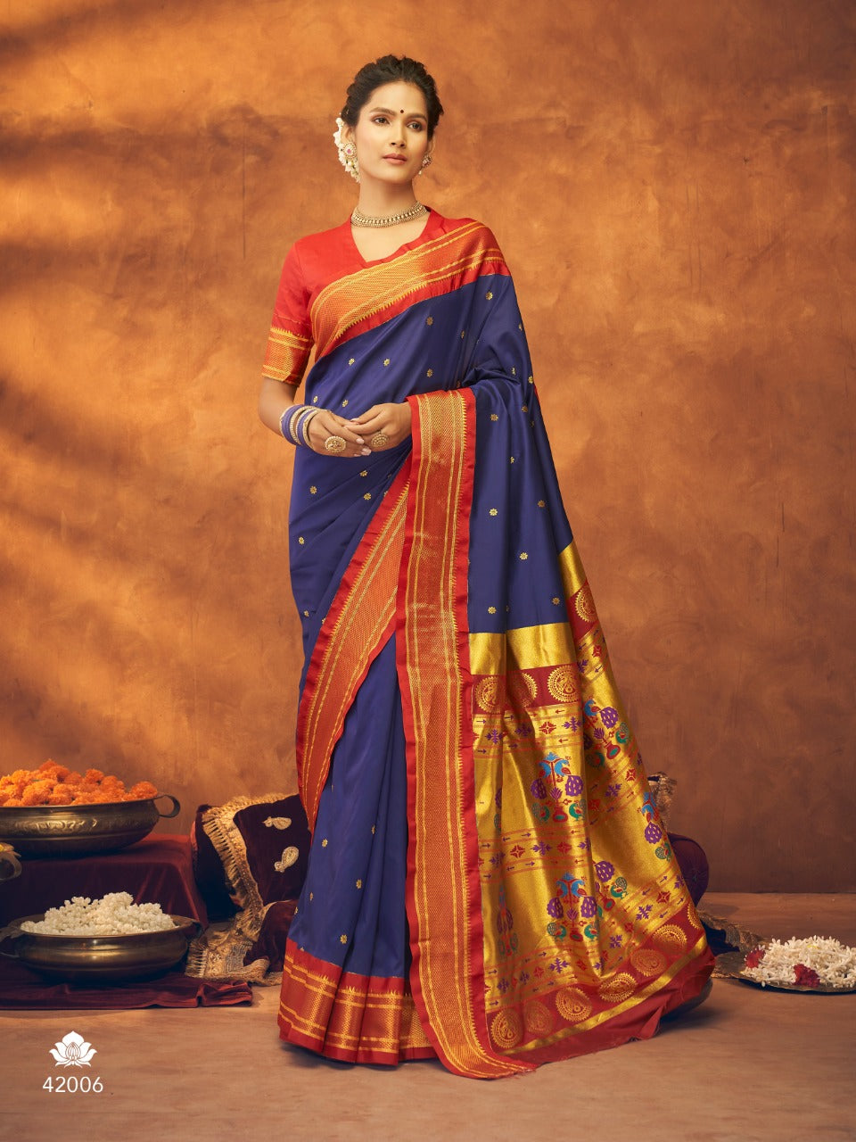 Beautiful Aaruchi Pure Silk Paithani with Maharani Pallu Saree