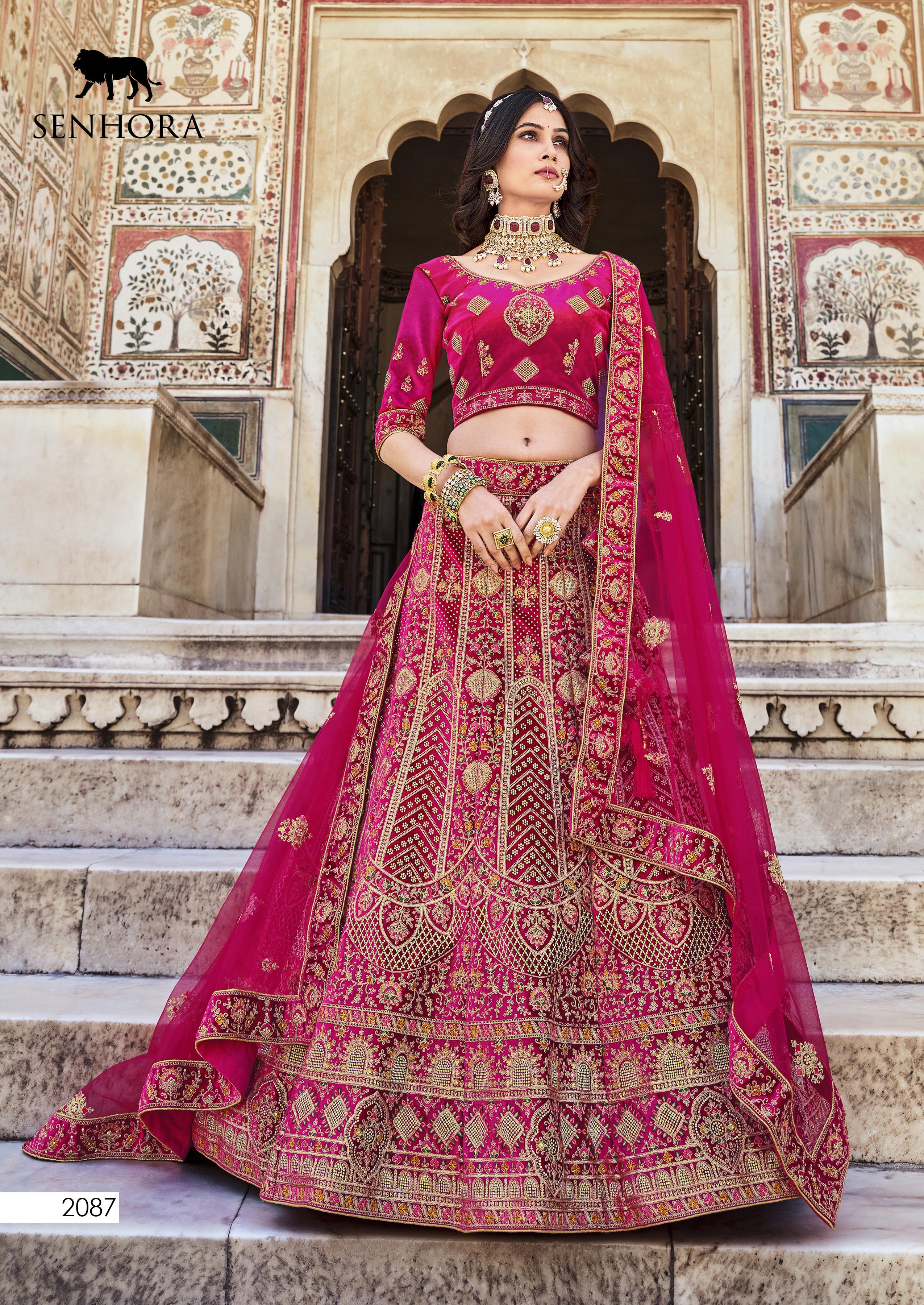Buy Fancy Net Self Design Lehenga Choli Online In India At Discounted Prices