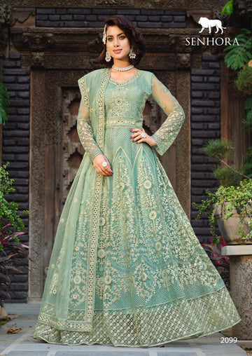 Senhora Amaira Festive Season Exclusive Designer Anarkali Suit Design 2099