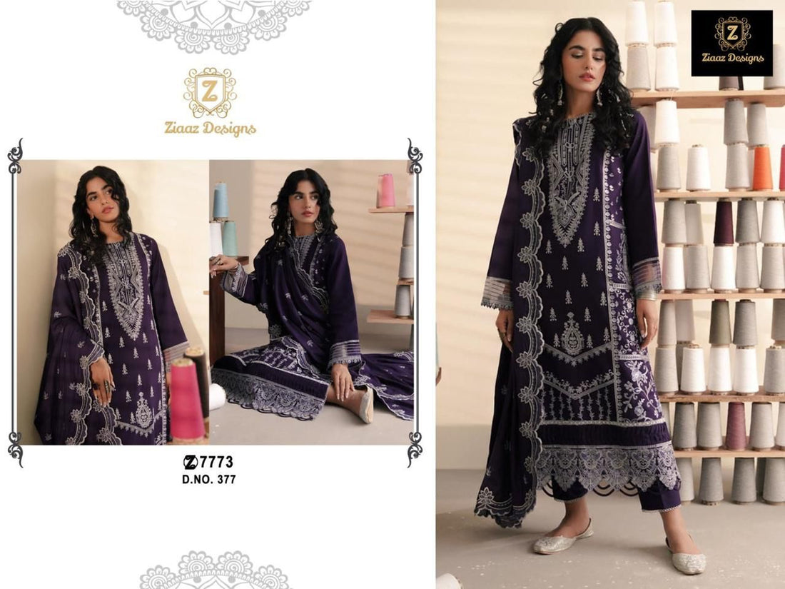 Ziaaz Designs 377 Velvet Salwar