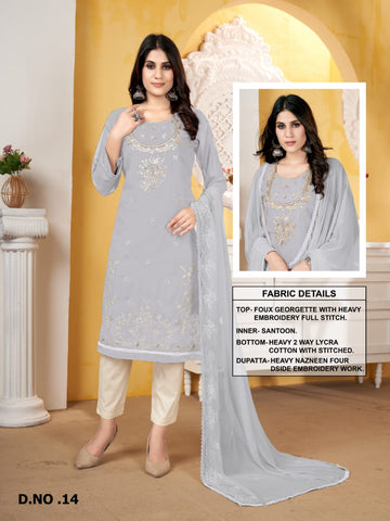 Aarsh Lunching Hit Readymade Design 014 Heavy Georgette Salwar Suit