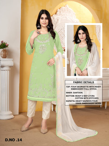 Aarsh Lunching Hit Readymade Design 014 Heavy Georgette Salwar Suit