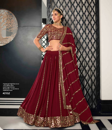 Beautiful Exclusive Bridal Lehenga Choli Bridesmaid Design 2152