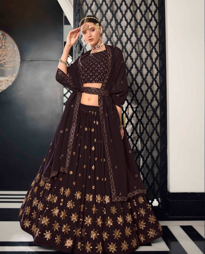 Beautiful Exclusive Bridal Lehenga Choli Bridesmaid Design 2154