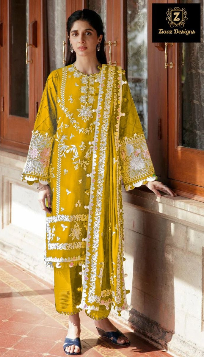 Ziaaz 357 Georgette Pakistani Salwar Kameez Collection