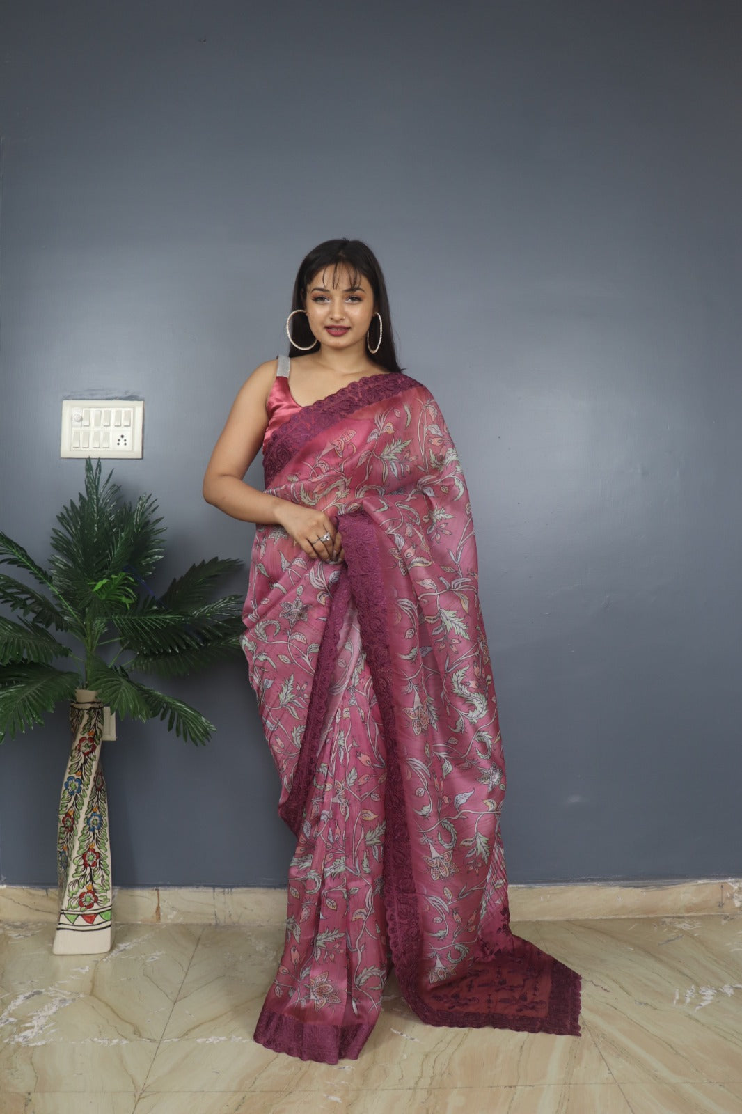 Designer Vrinda Pure soft Organza Silk Saree