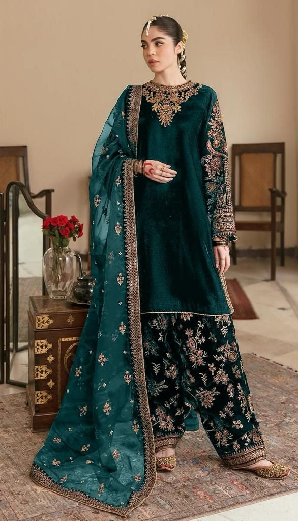 Fepic V 17022 Rosemeen Velvet Pakistani Suits