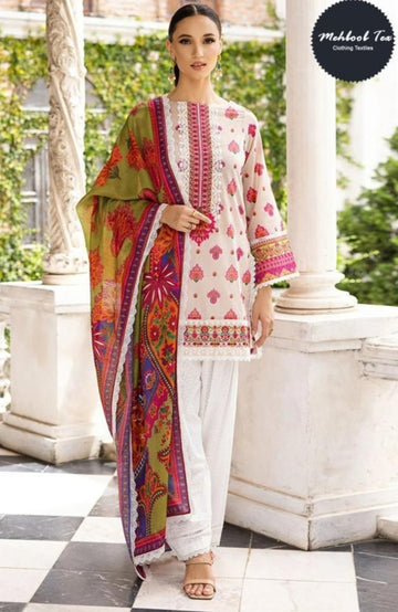 Mehboob 1178 Pure Cotton Print Pakistani Salwar Suit