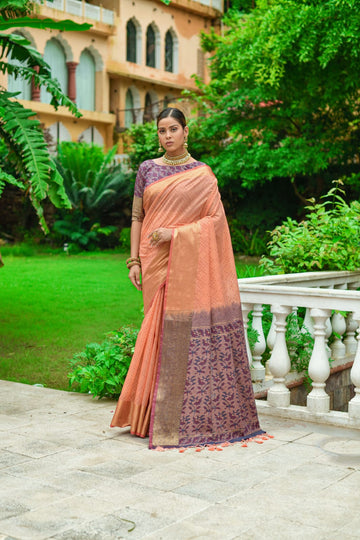 Beautiful Designer Heavy Premium Chanderi Silk Saree