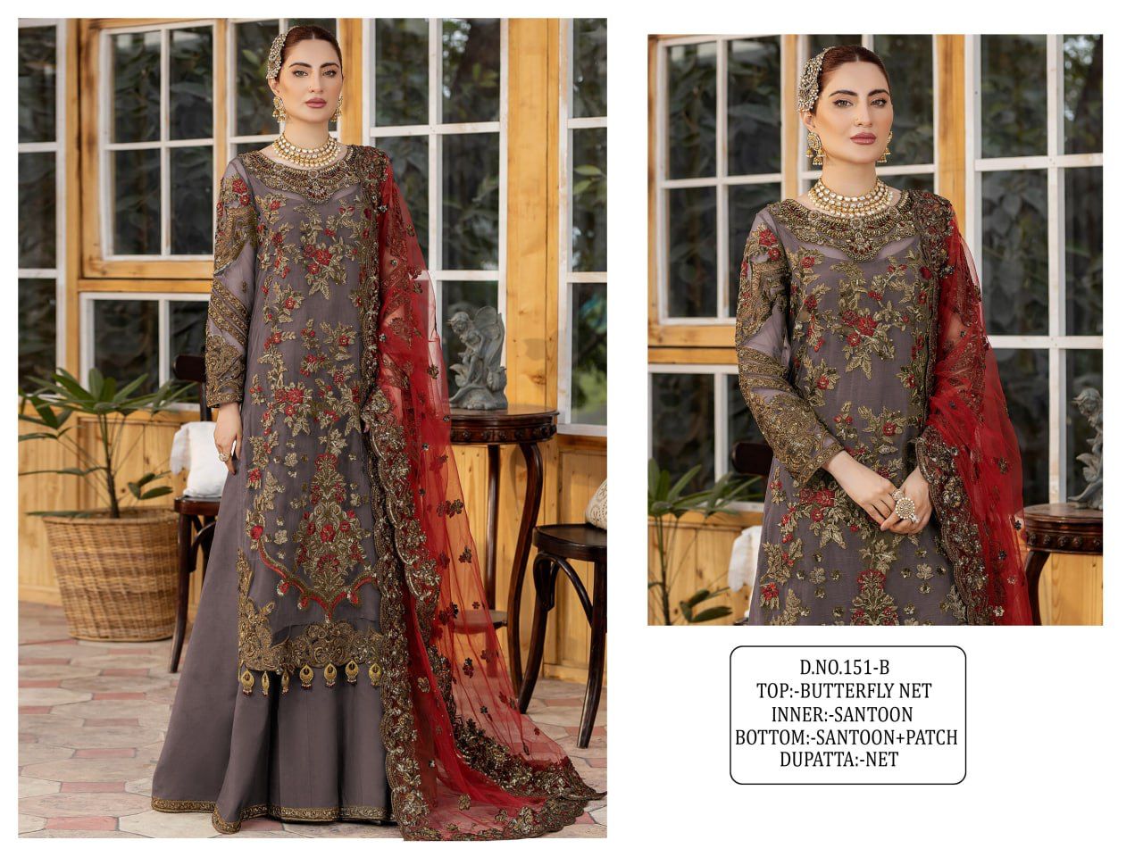 KF - 151 Sequence Embroidery Work Pakistani Suits