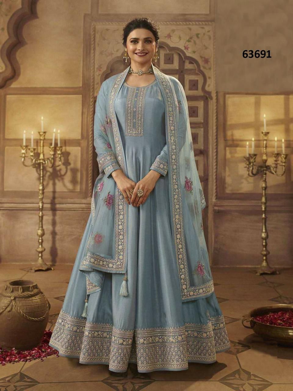 Kaseesh Noor Mahal By Vinay 63691 To 63698 Series Dola Silk Dresses