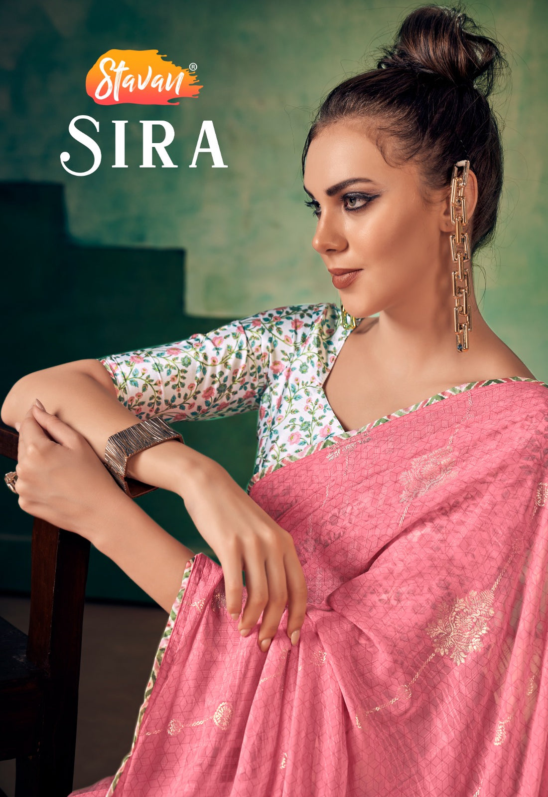 Beautiful Designer Stavan Sira 1001 To 1010 Series Indian Traditional Saree