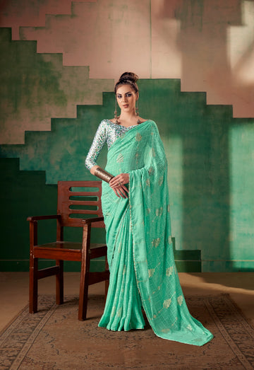 Beautiful Designer Stavan Sira 1001 To 1010 Series Indian Traditional Saree