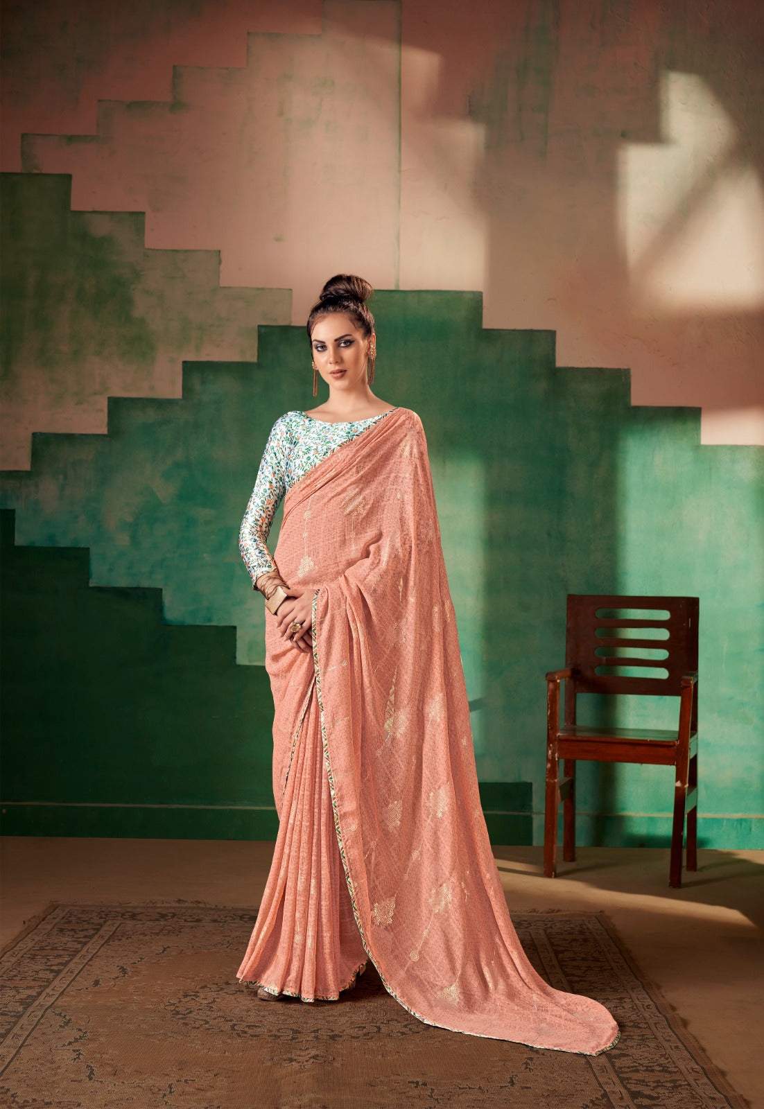 Beautiful Designer Stavan Sira 1001 To 1010 Series Indian Traditional Saree