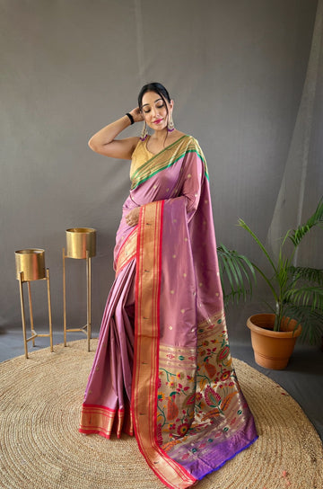 Beautiful Designer Kamal Paithani Weaving Saree