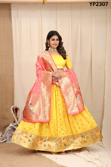 Beautiful Designer Traditional Banarasi Lehenga choli.