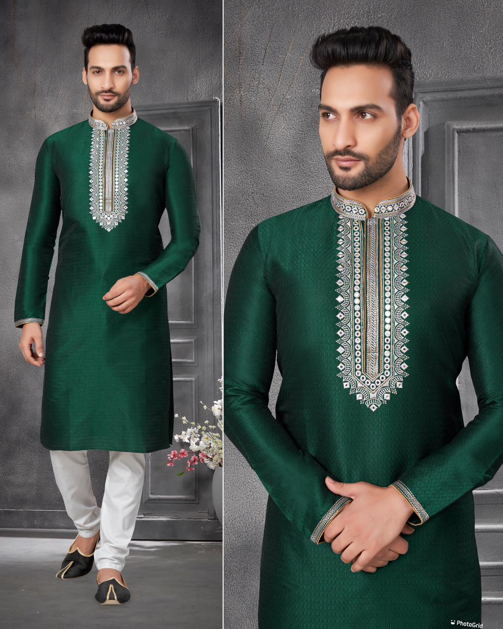 Festival Designer Premium Heavy Cotton Kurta Pyjama