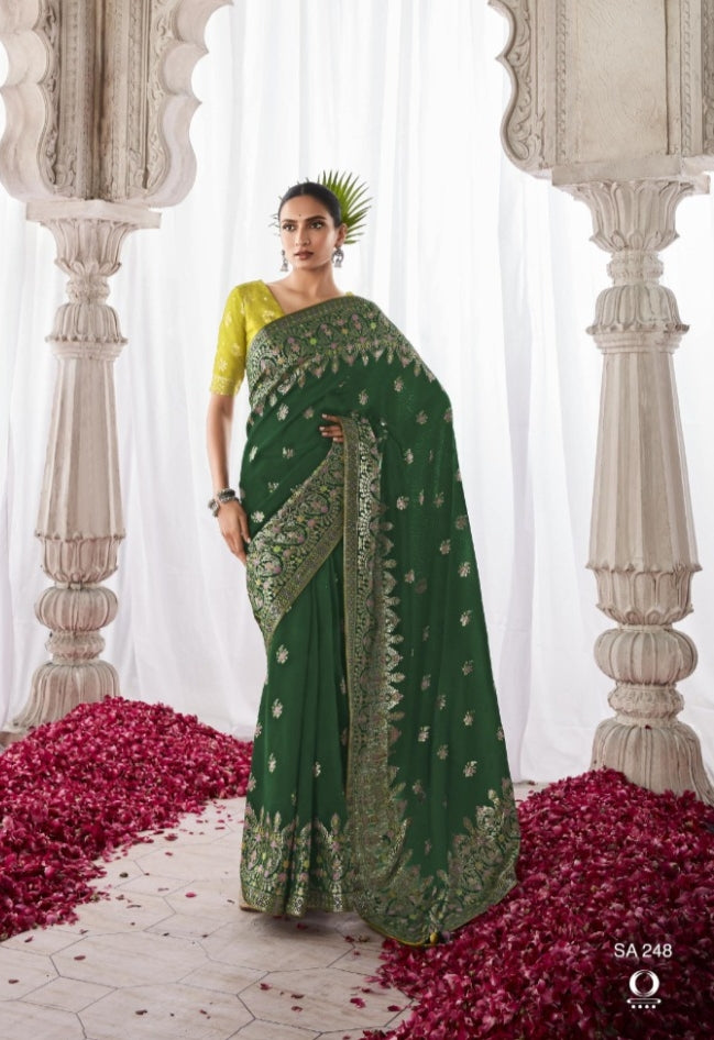 Kimora Asiana Designer Kora Silk Saree Design 248