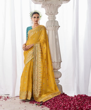 Kimora Asiana Designer Kora Silk Saree Design 254