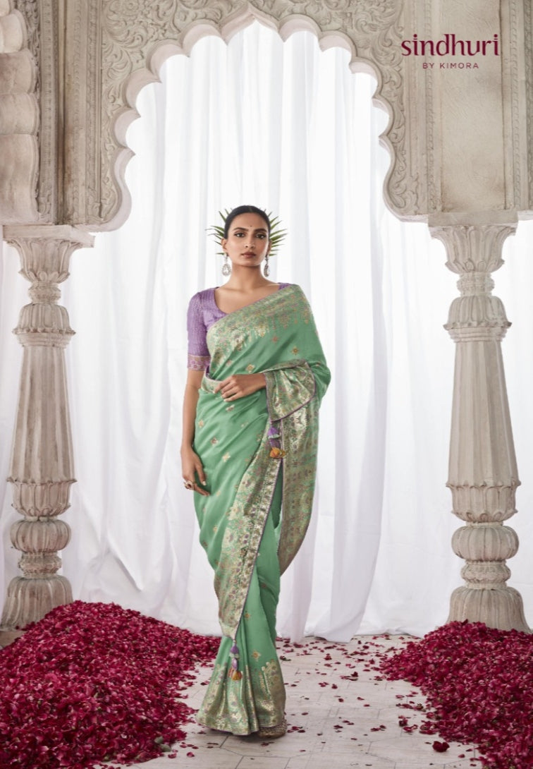 Kimora Asiana Designer Kora Silk Saree Design 256