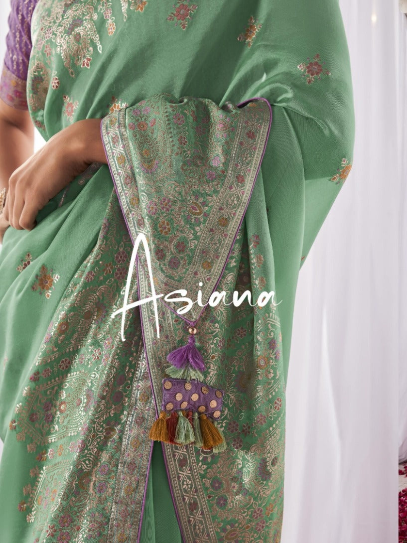 Kimora Asiana Designer Kora Silk Saree Design 256