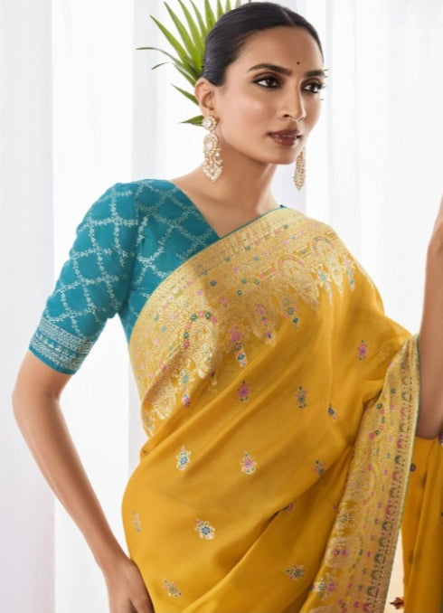 Kimora Asiana Designer Kora Silk Saree Design 254