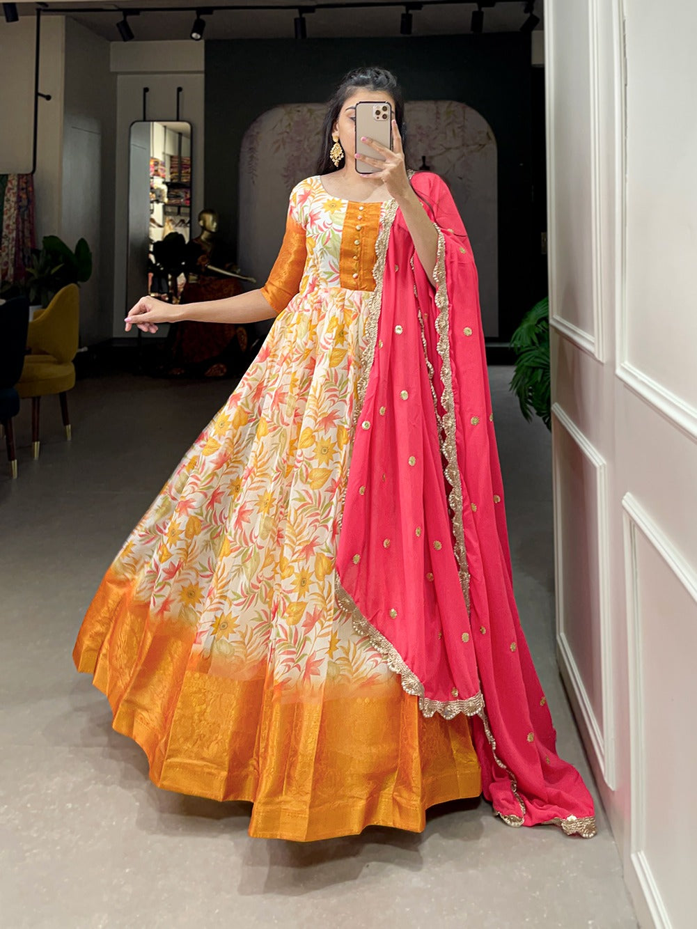 Beautiful Designer Occasion Wear Gown