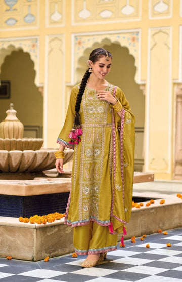 Eba Diva Premium Silk With Emboidery Work Salwar Suits 1649-1650 Series (2299x02)