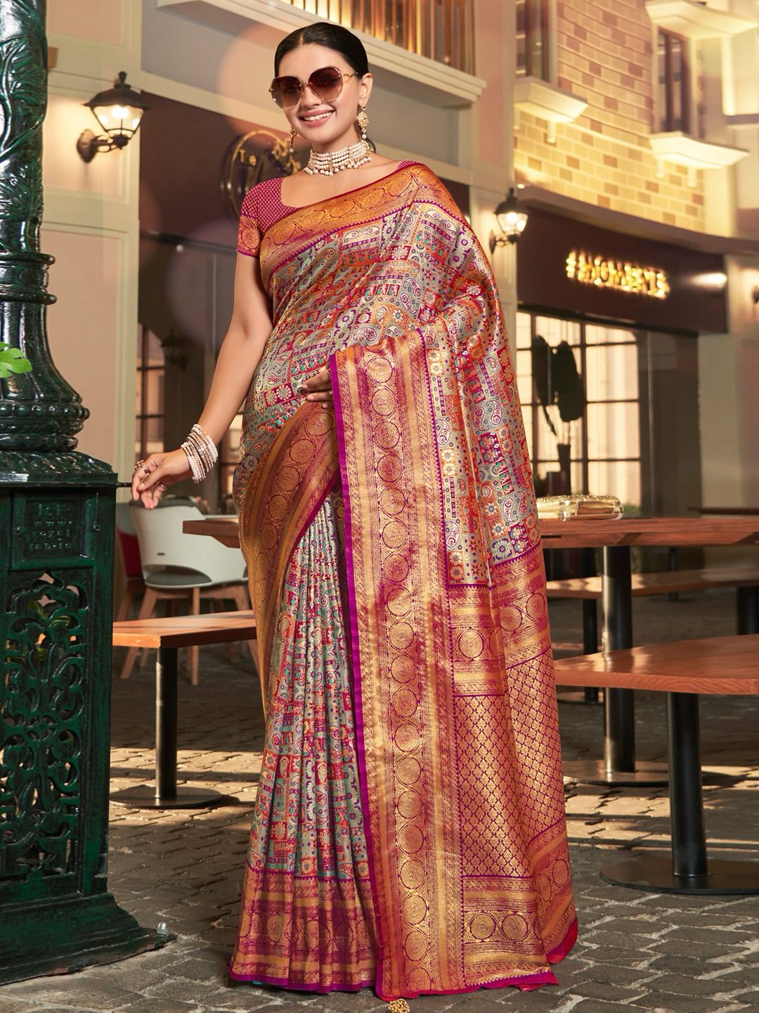 Vaibhavi Silk Vol 5 Series 1001-1004 Kanjivaram Silk Saree (1899x04)