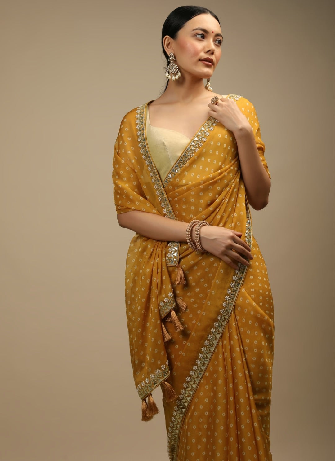 Georgette Sequence Saree