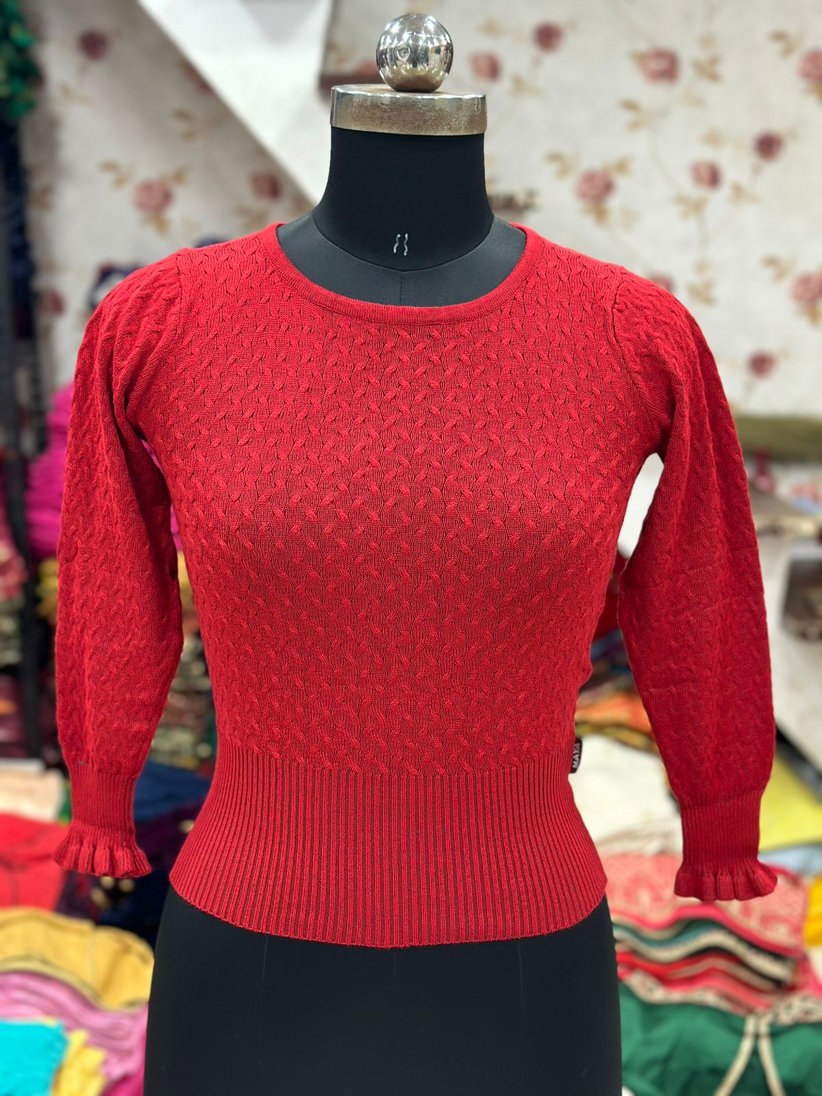 Woolen blouse on sale