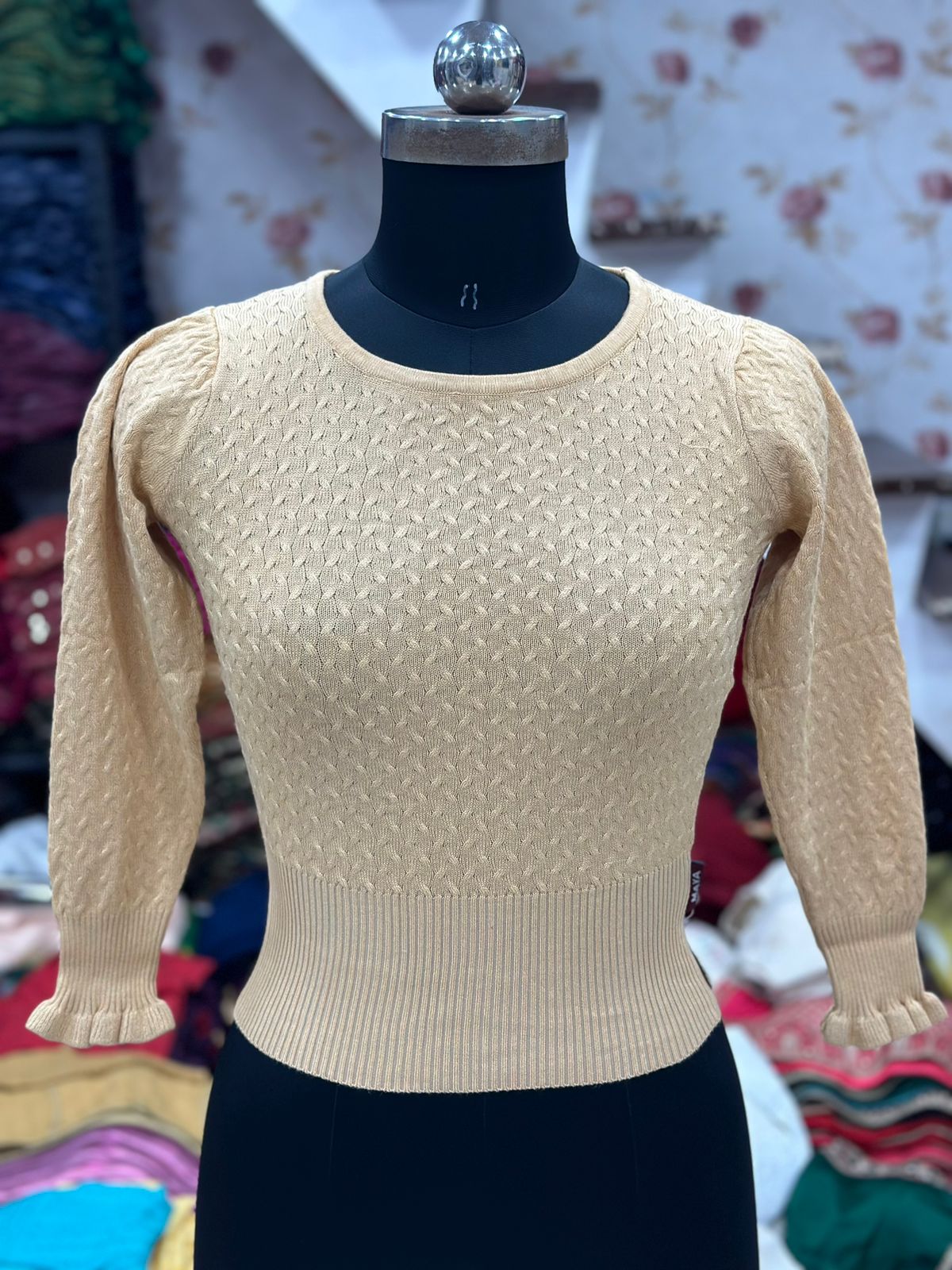 Beautiful Designer Winter Special Woolen Blouse